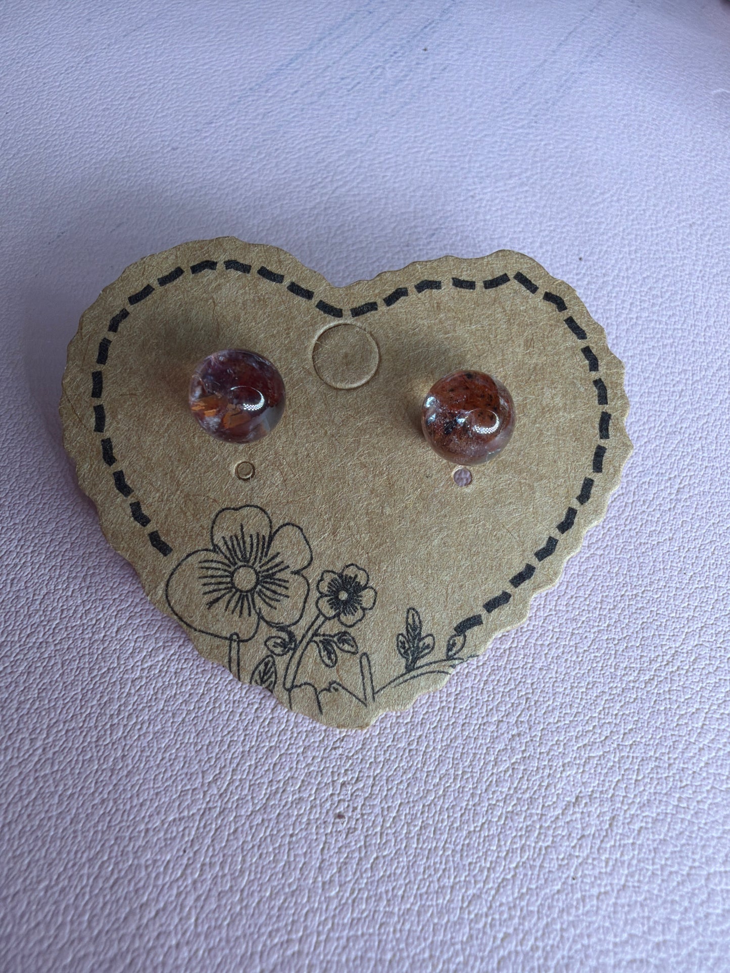 Fire Quartz Earrings s925