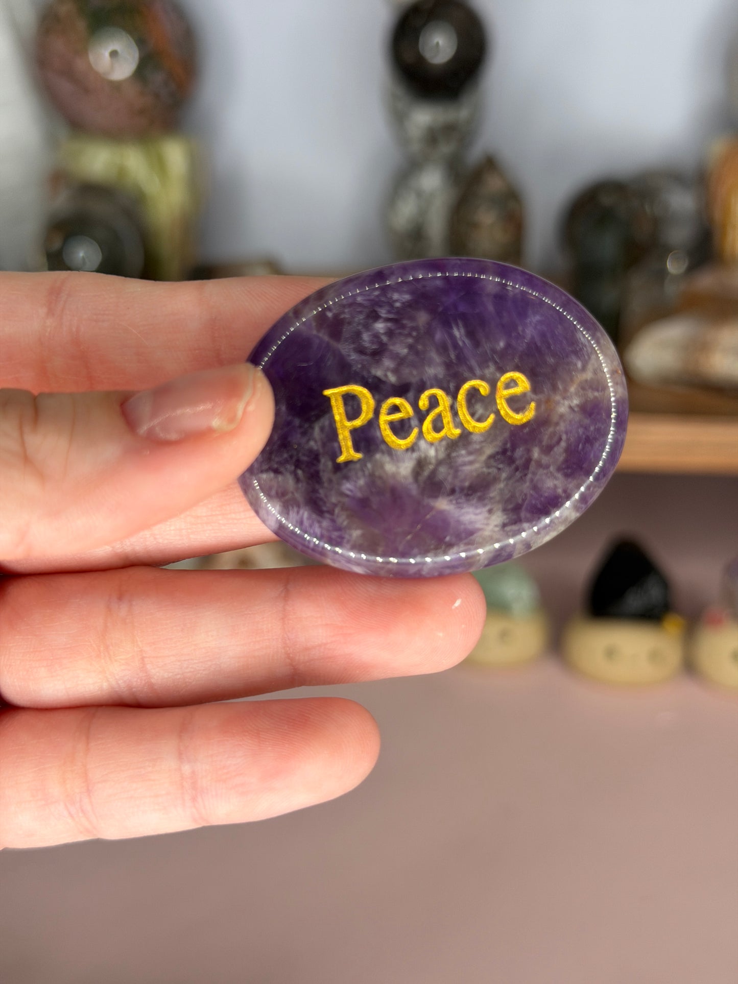 Good Vibes Palm Stones