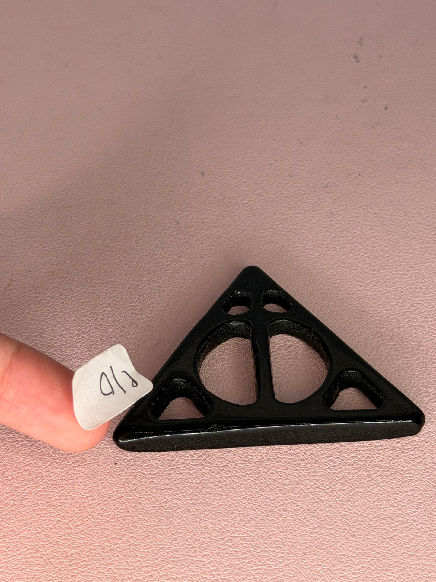 Harry Potter Deathly Hallows Black Obsidian Symbol