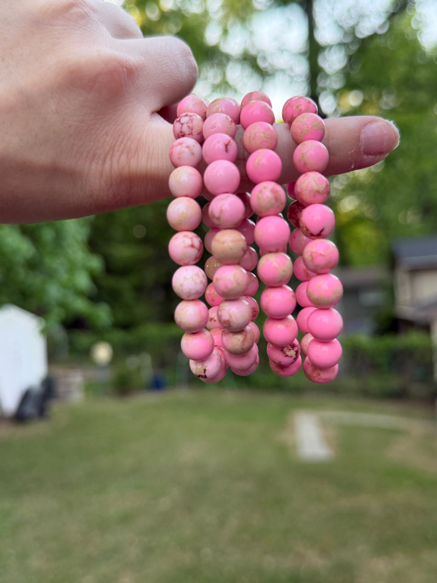 Bracelet - Rhodonite Pink