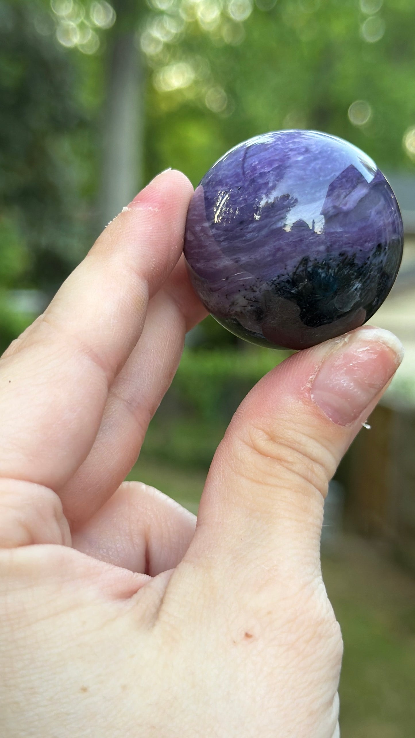 Charoite Sphere