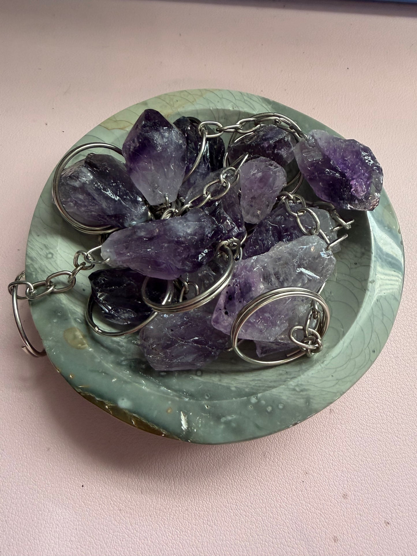 Amethyst Keychains (Intuitively Chosen)
