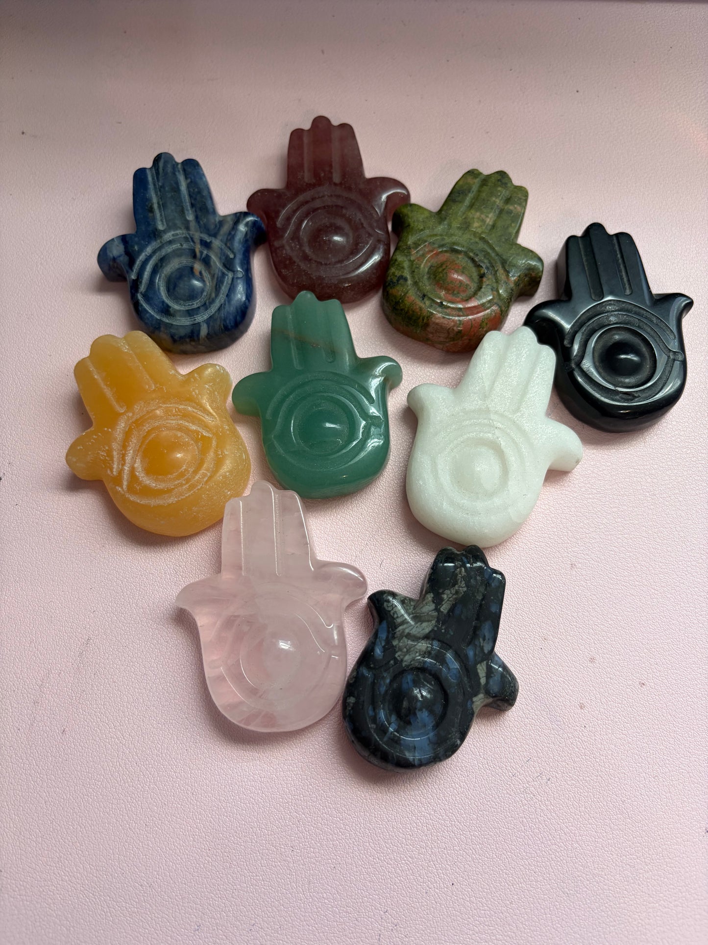 Mixed Material Hamsa (Intuitively Chosen)