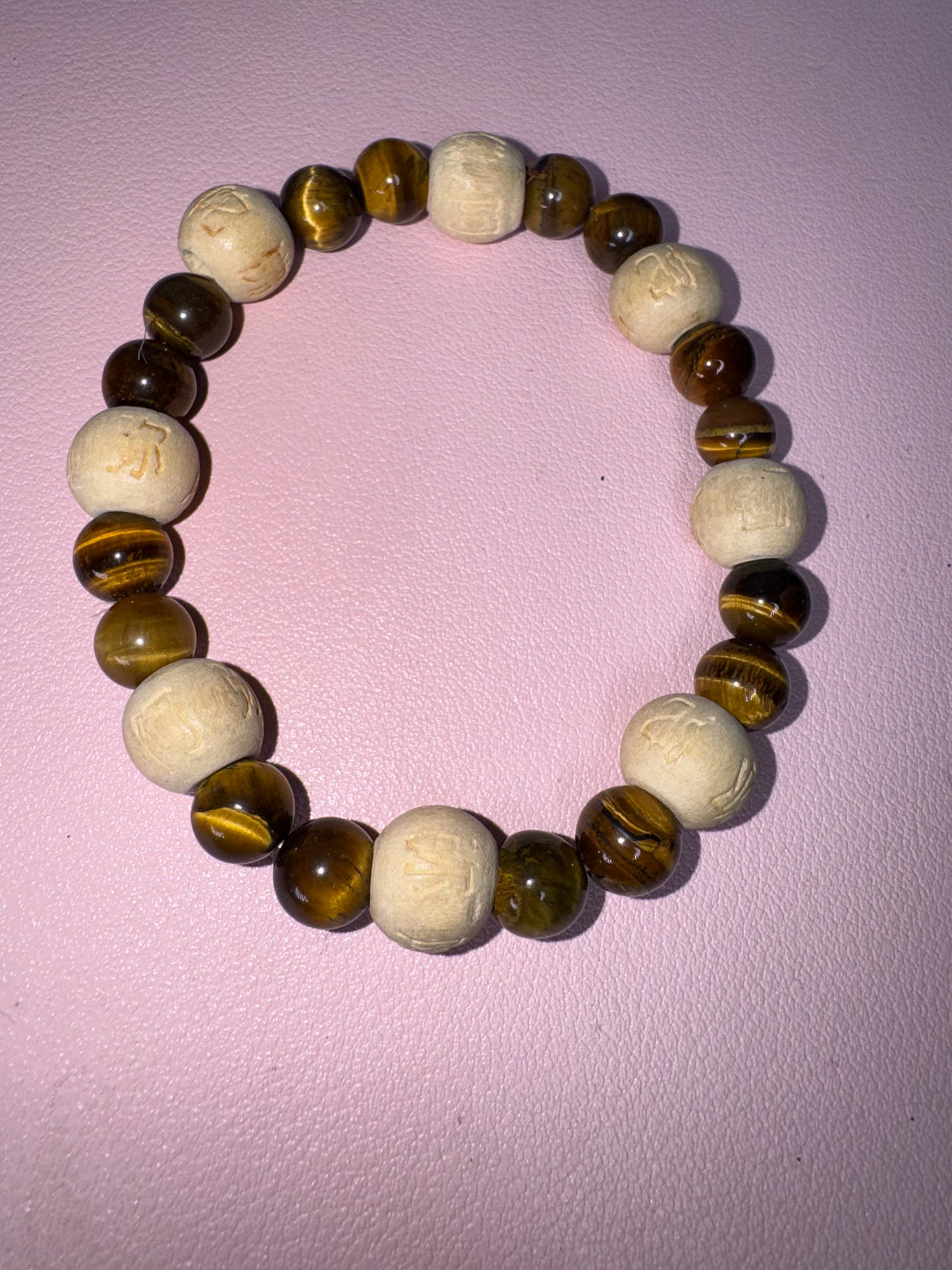 Bracelet - Tiger's Eye & Wooden