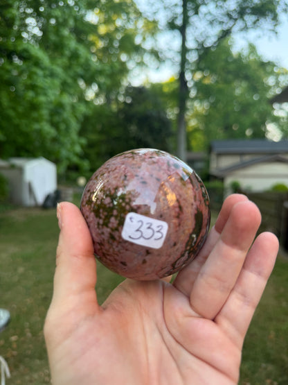 8th Vein Ocean Jasper Statement Sphere
