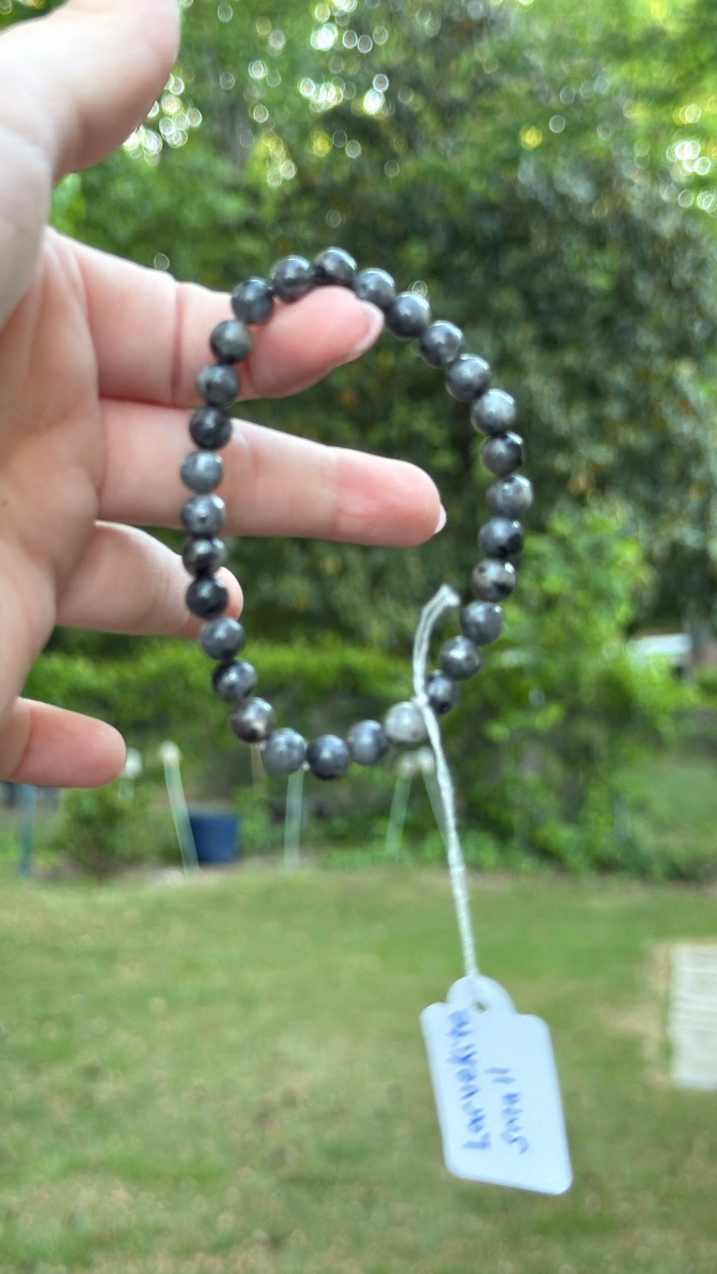 Bracelet - Larvikite 6mm