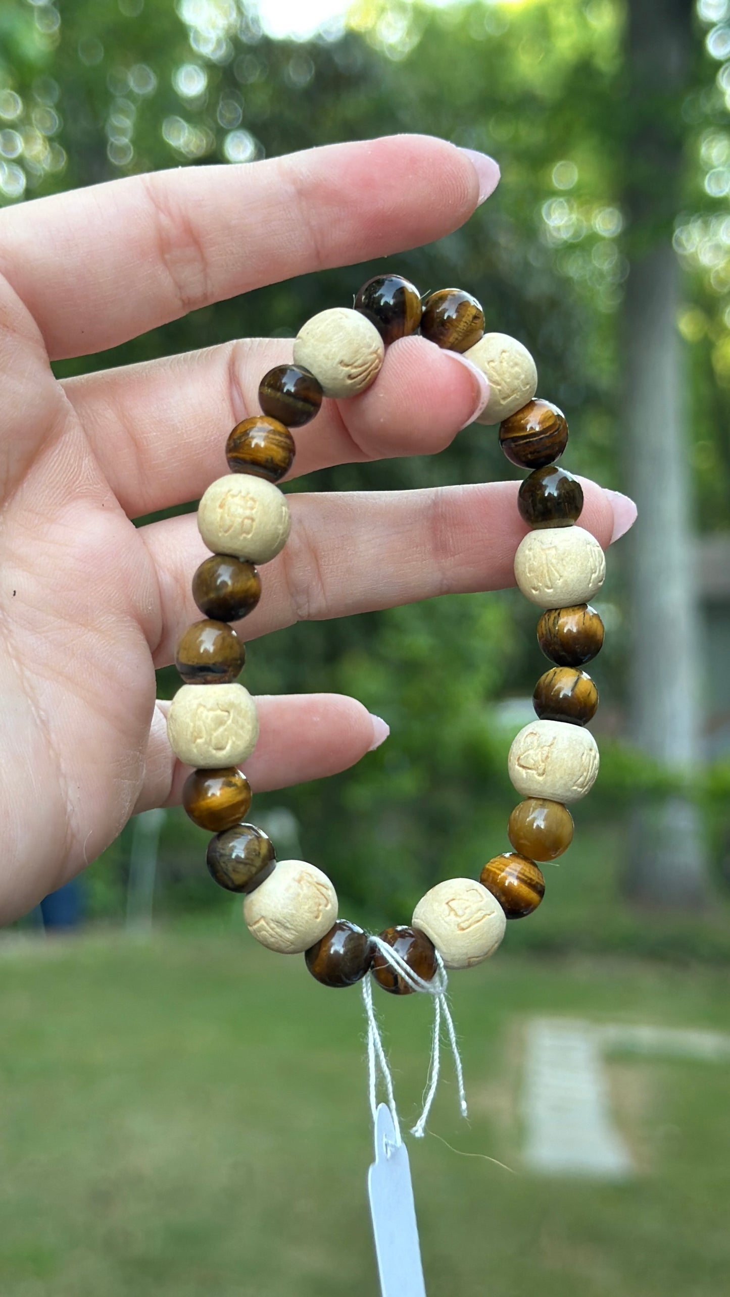 Bracelet - Tiger's Eye & Wooden