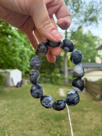 Gobi Agate Bracelet - Black
