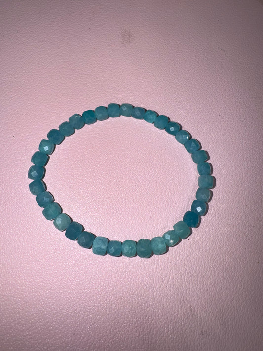 Bracelet - Amazonite Faceted