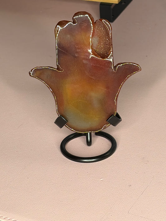 Carnelian Hamsa Medium A