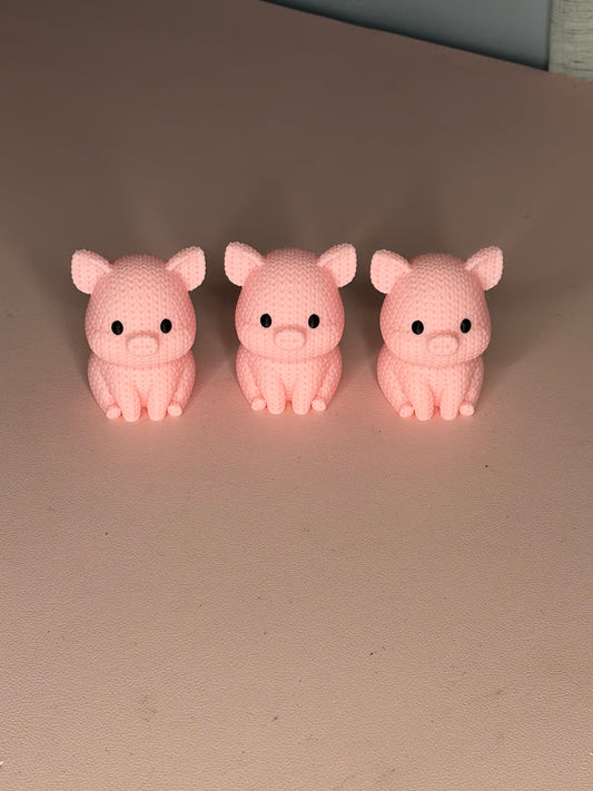 3D Print Knitted Pigs