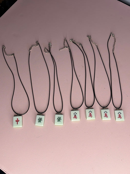 Mahjong Necklace (intuitively chosen)
