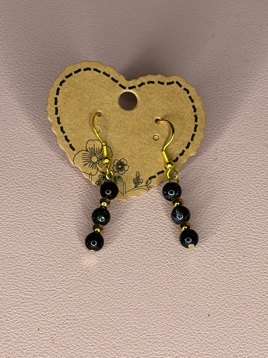 Mama Treasure's Handmade Blue Earrings