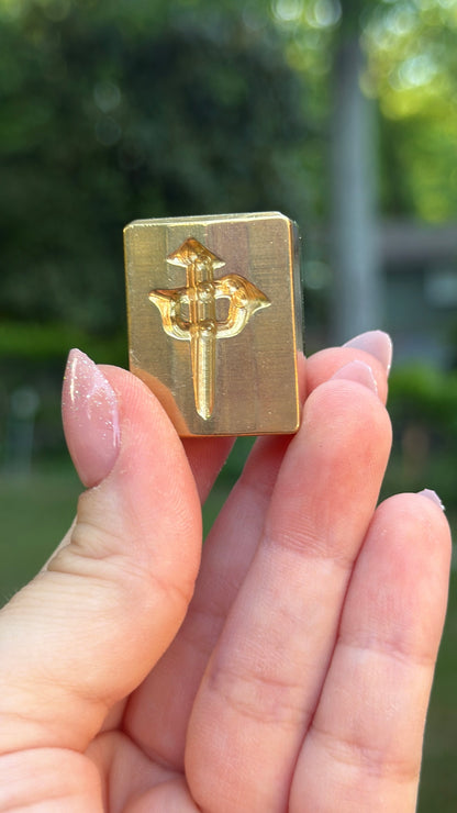 Pyrite Mah Jong Tile
