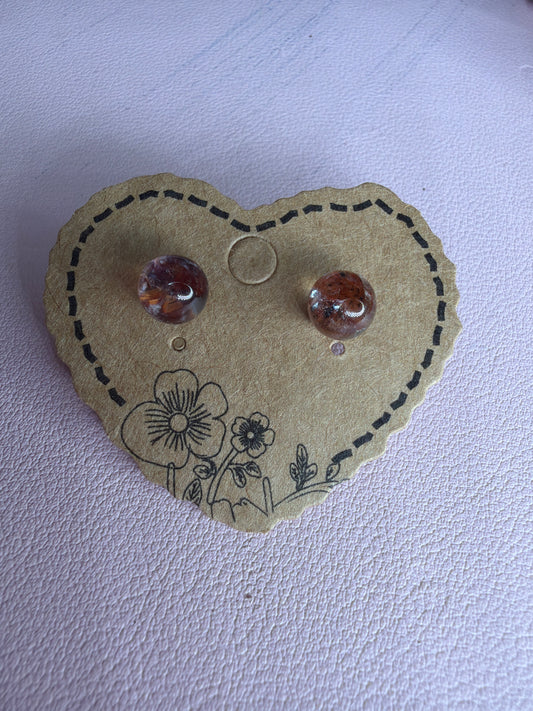 Fire Quartz Earrings s925