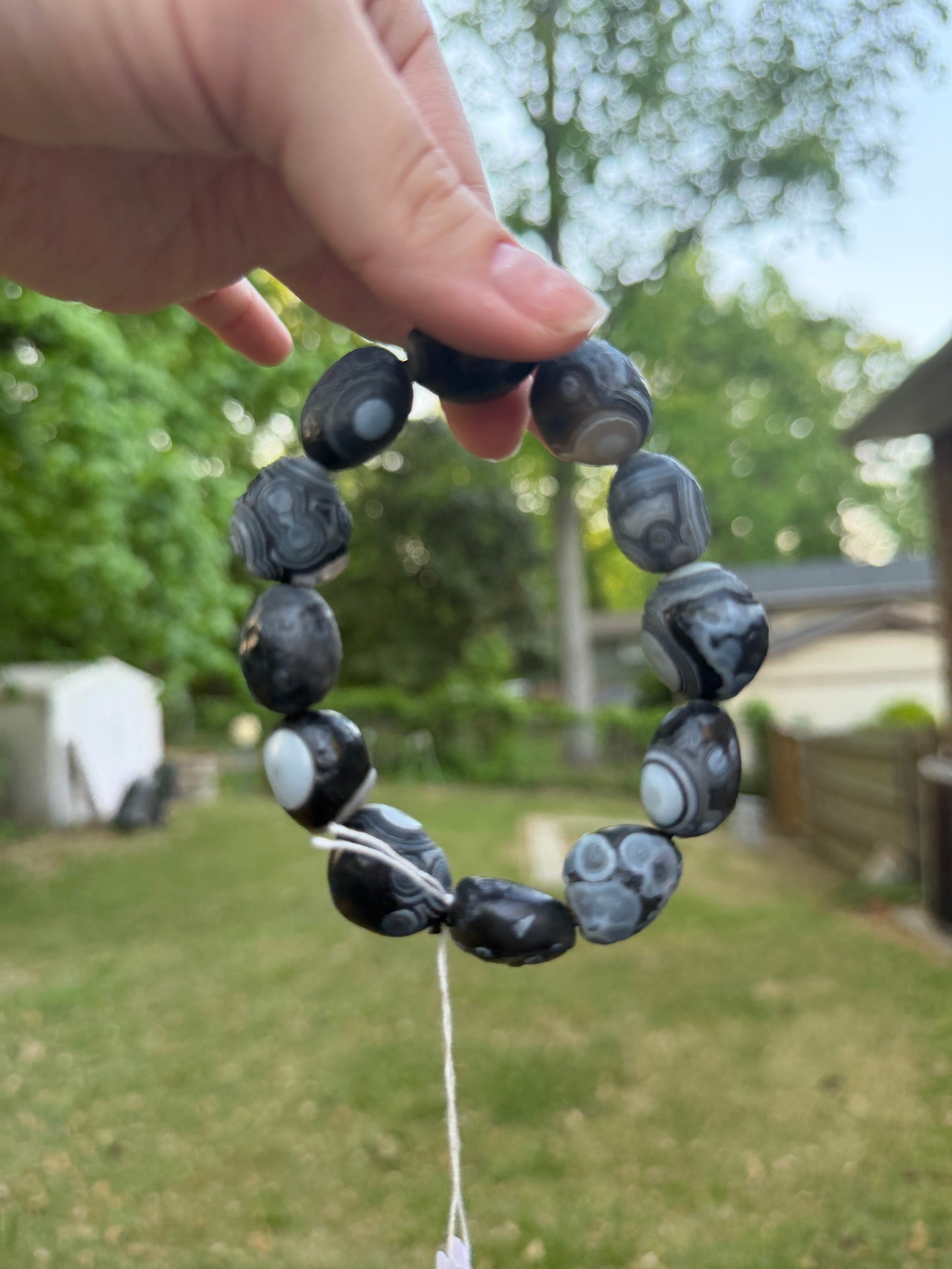Gobi Agate Bracelet - Black