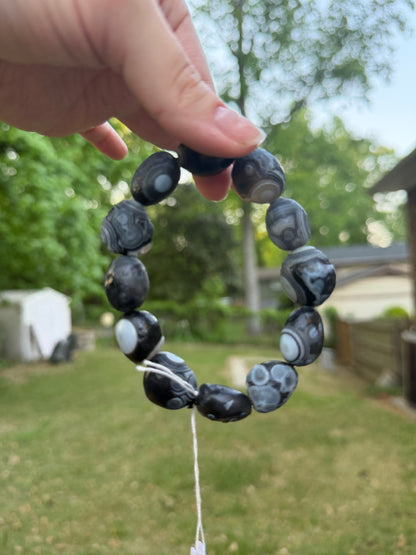 Gobi Agate Bracelet - Black