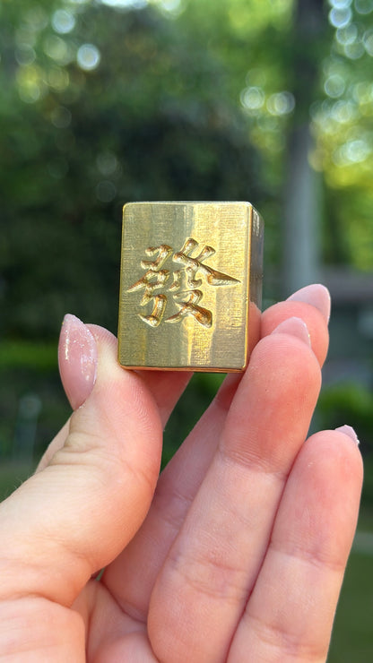 Pyrite Mah Jong Tile