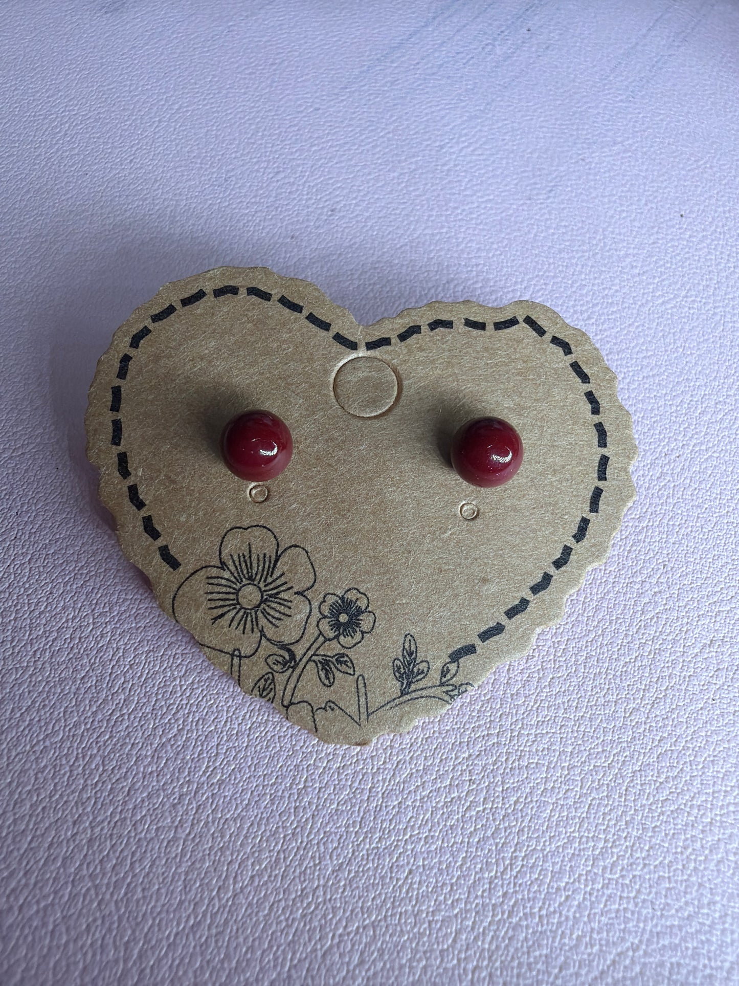 Cinnabar Earrings s925 Smaller