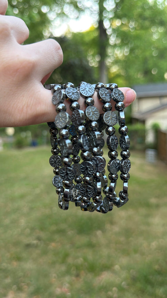 Bracelet - Hematite Tree of Life