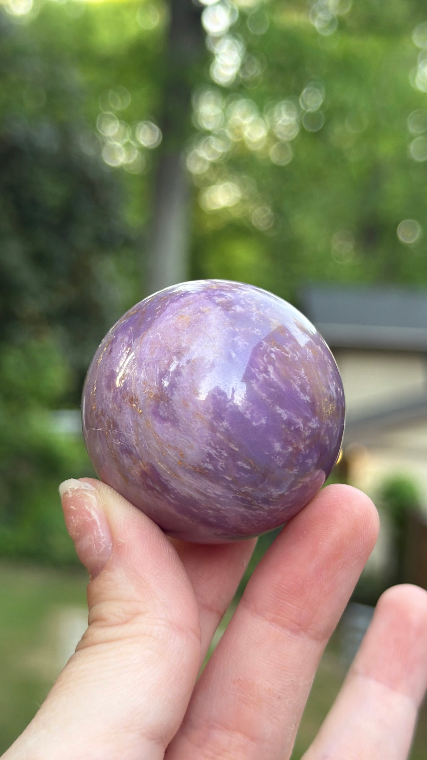 Phosphosiderite Sphere