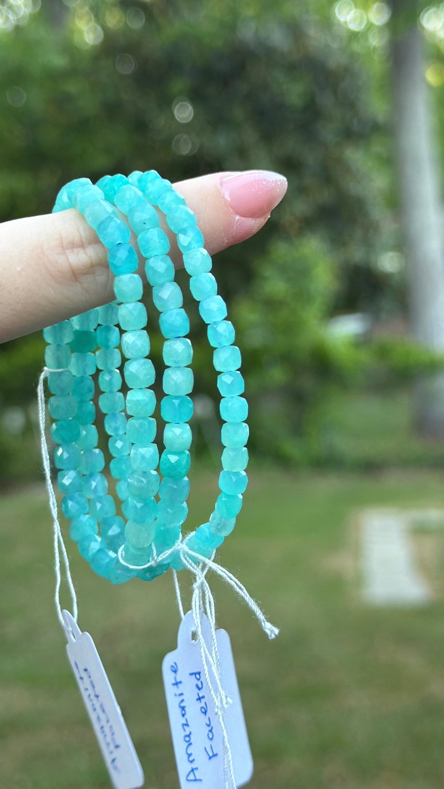 Bracelet - Amazonite Faceted