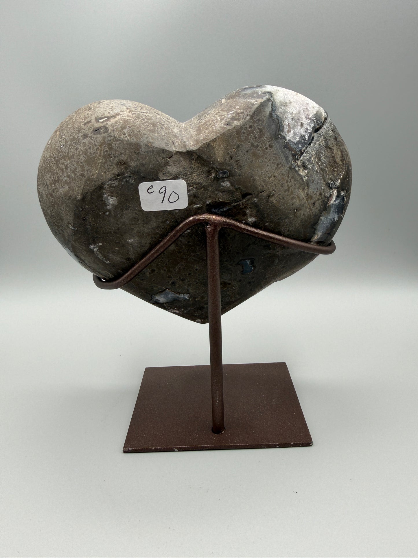 Amethyst Heart Statement Piece