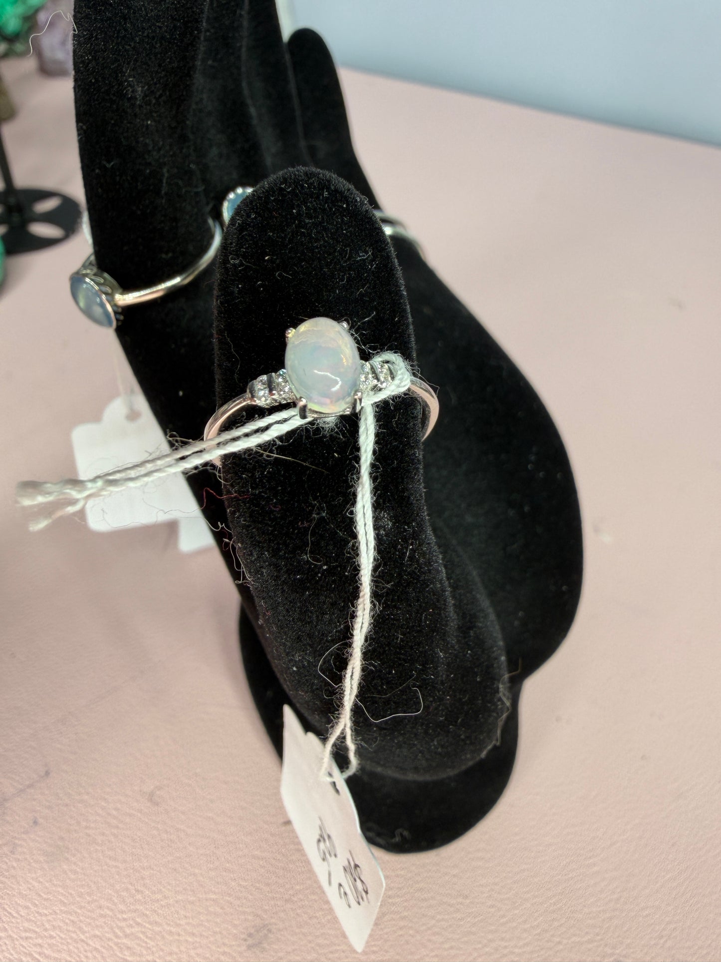 Ring - Opal .925 Sterling Silver Adjustable