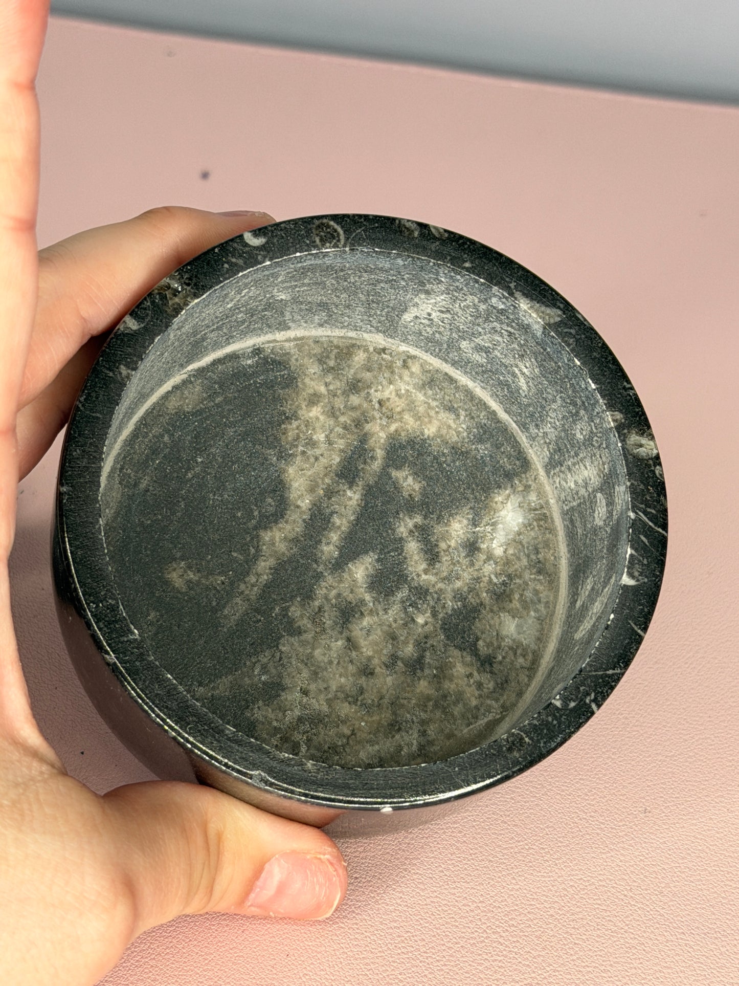 Ammonite Fossil Jar