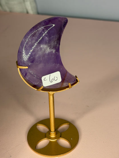 Amethyst Moon on Stand