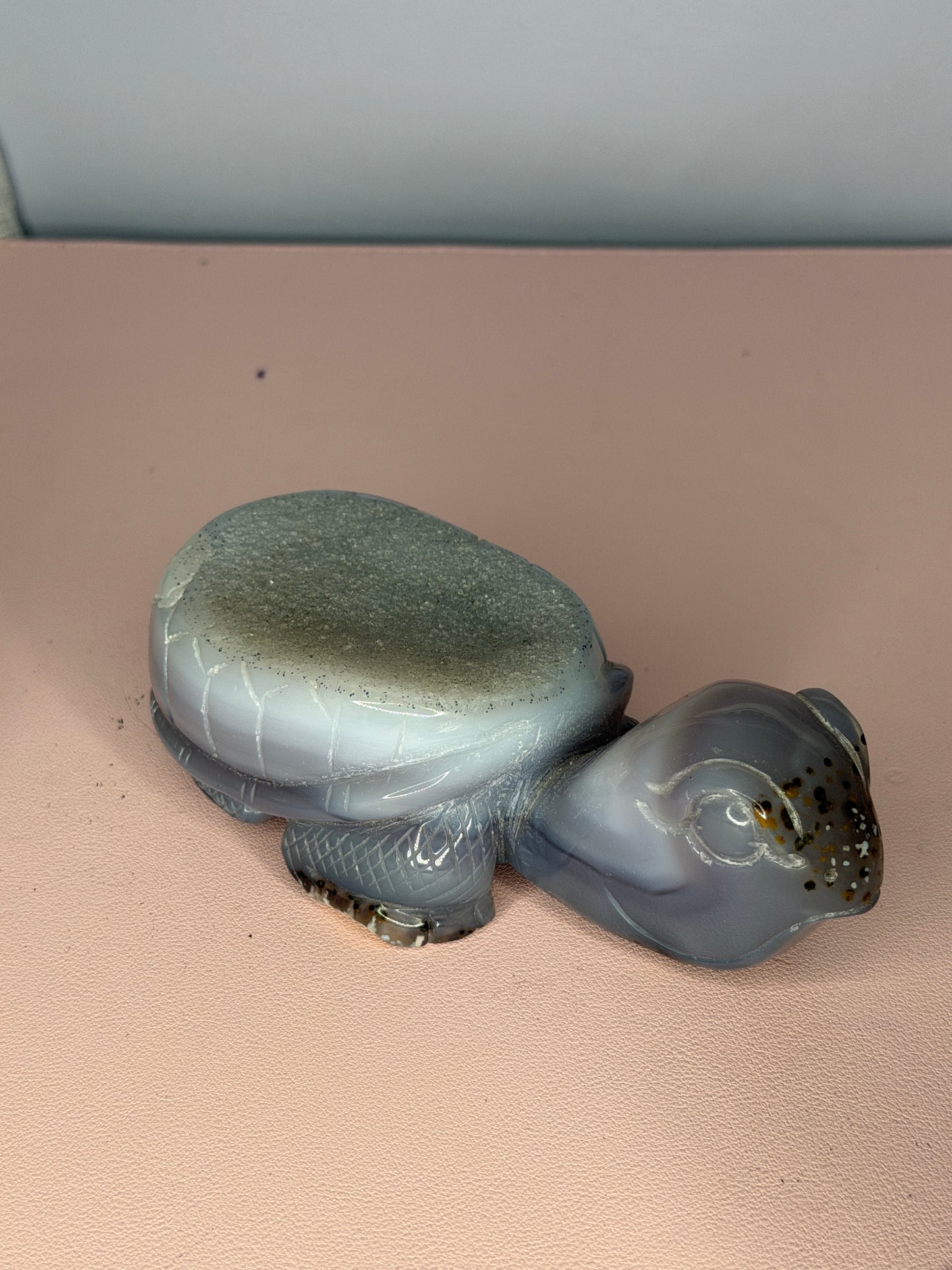 Druzy Agate Turtle
