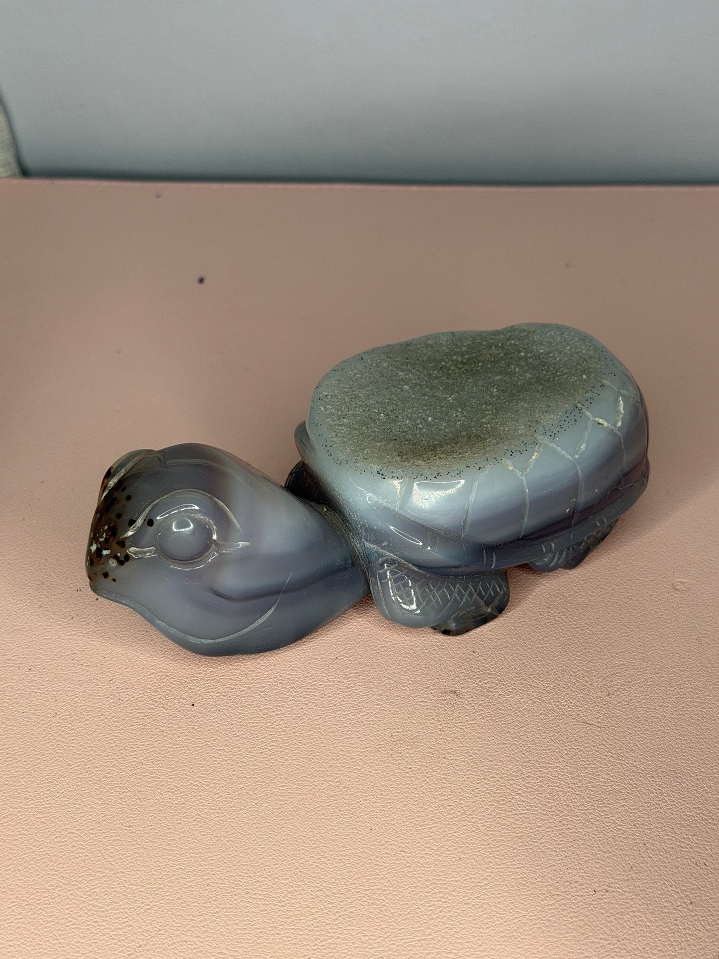Druzy Agate Turtle