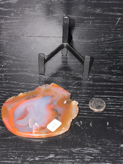 Agate Slab on Stand