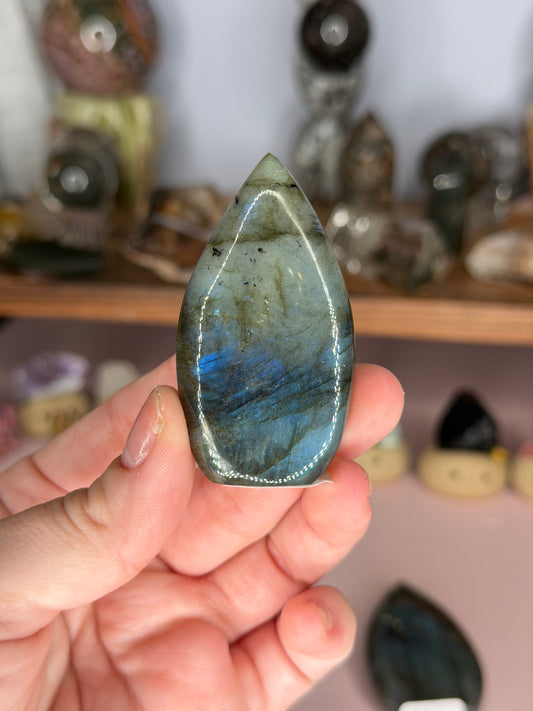 Labradorite Teardrop Freeform Small