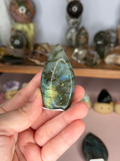 Labradorite Teardrop Freeform Small