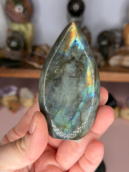 Labradorite Teardrop Freeform D