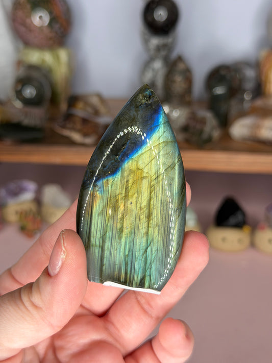 Labradorite Teardrop Freeform Medium A