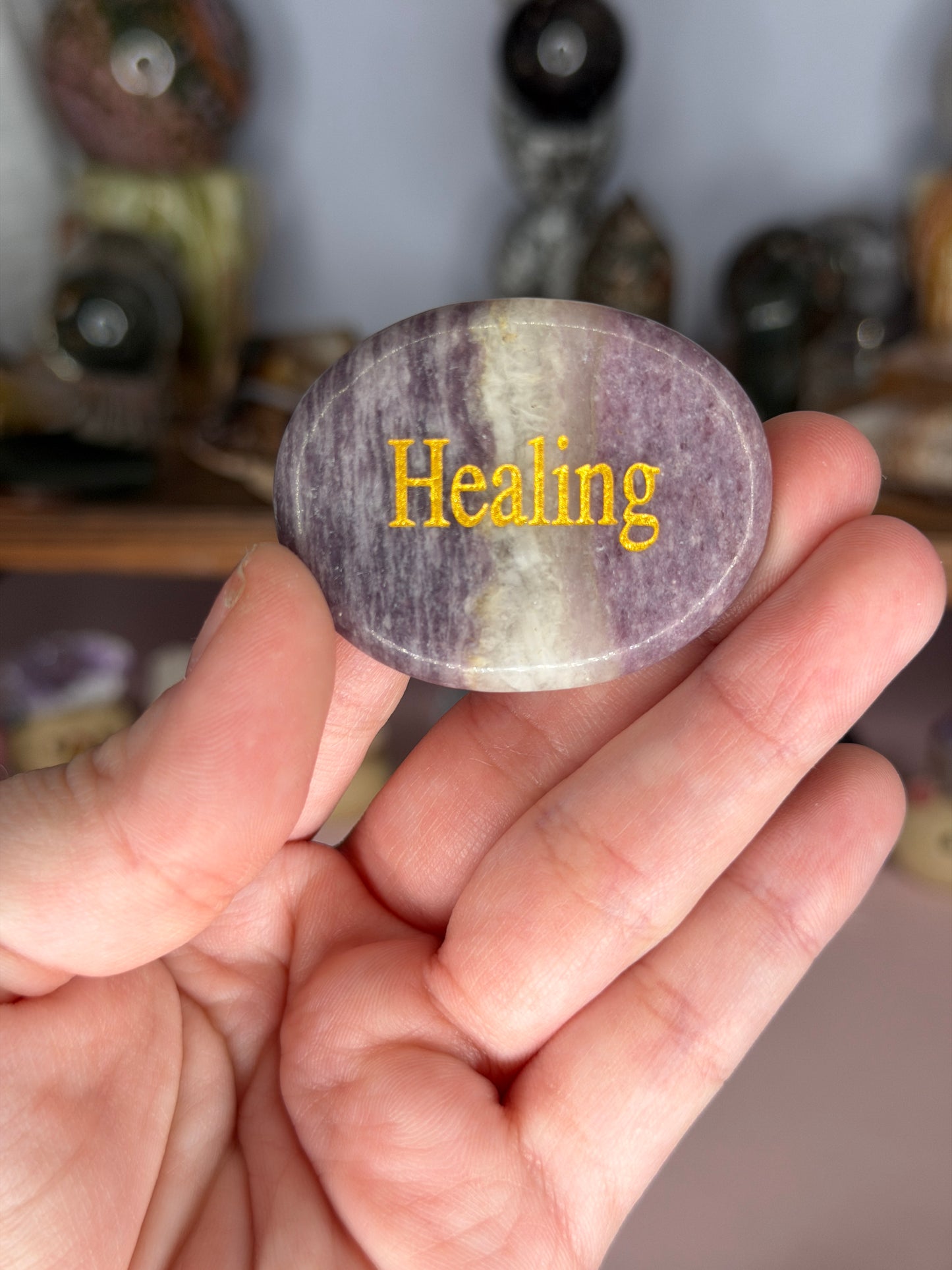 Good Vibes Palm Stones