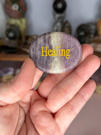 Good Vibes Palm Stones