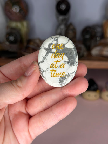 Good Vibes Palm Stones