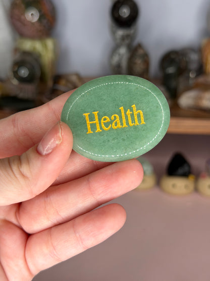 Good Vibes Palm Stones