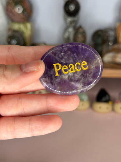 Good Vibes Palm Stones