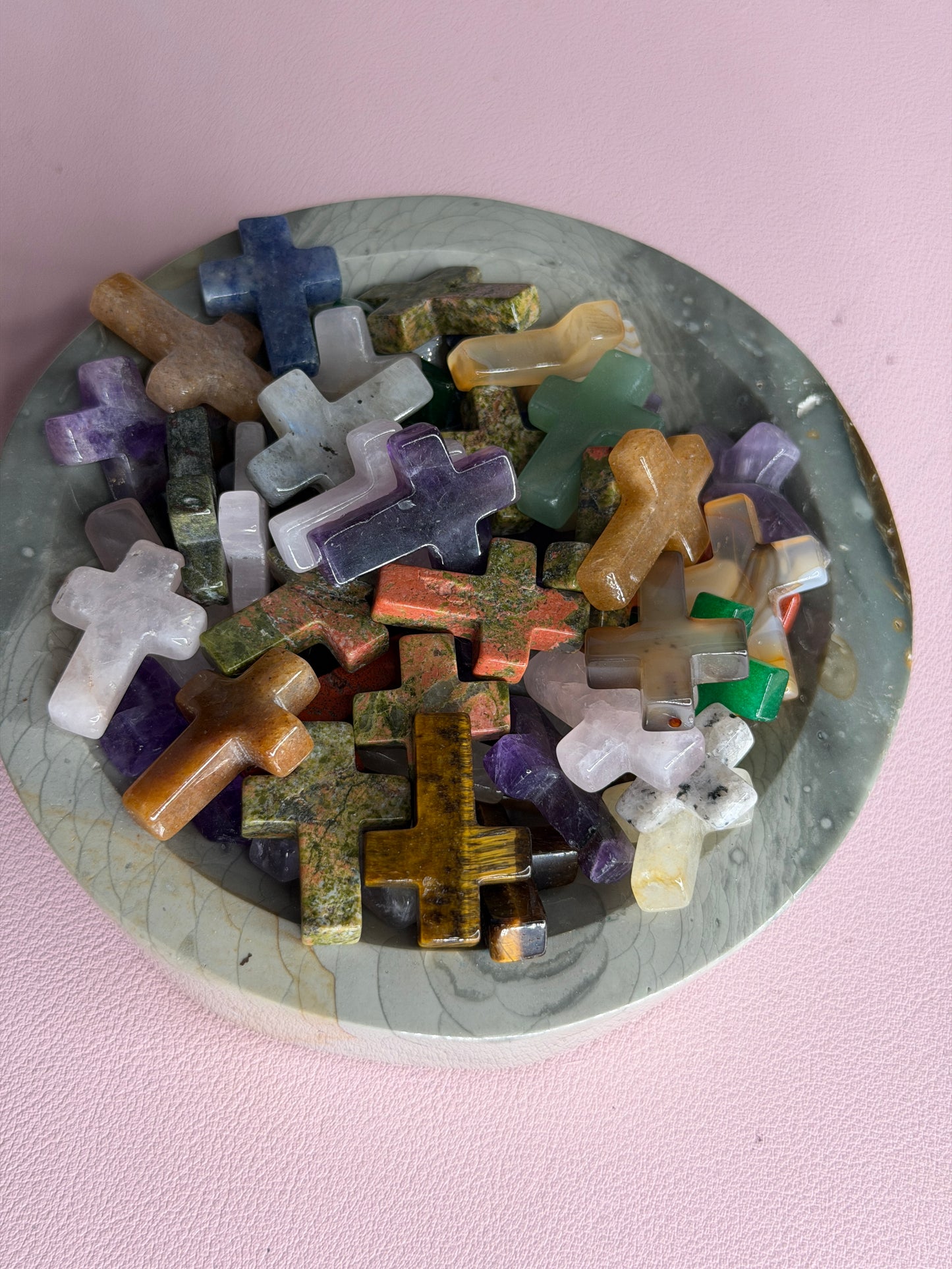 Mixed Material Cross - Intuitively Chosen