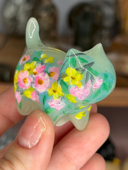 Da Qi Cat Glow in the Dark Floral
