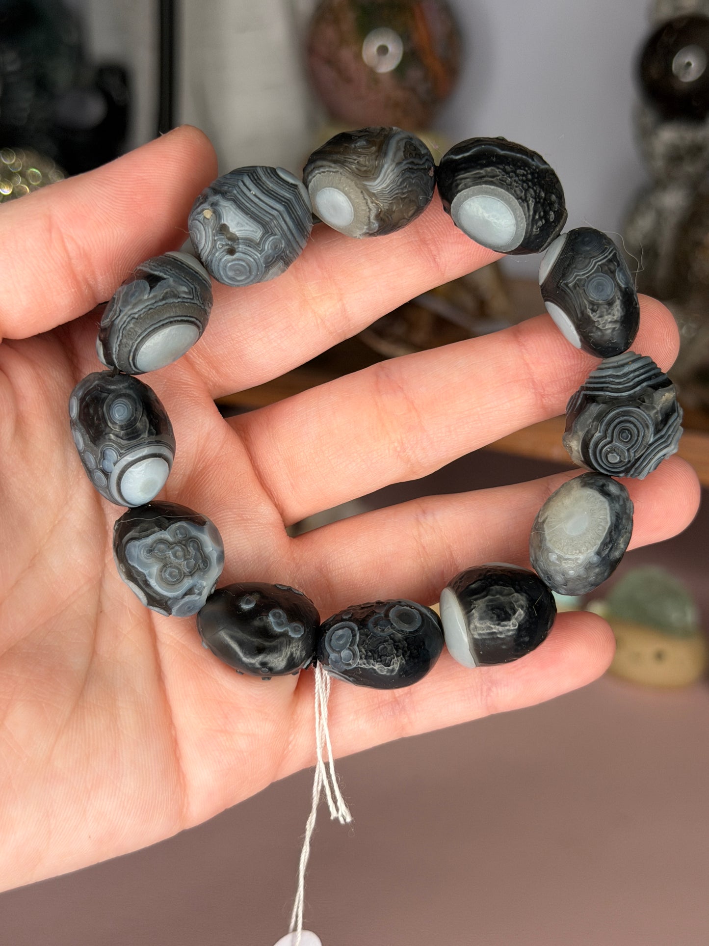 Gobi Agate Bracelet - Black