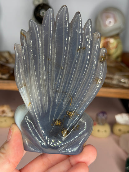 Druzy Agate 9 Tail Fox