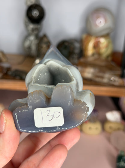 Druzy Agate 9 Tail Fox