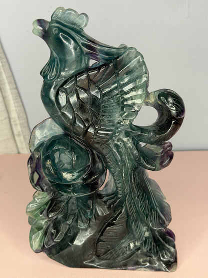 Black Rose Fluorite Statement Phoenix