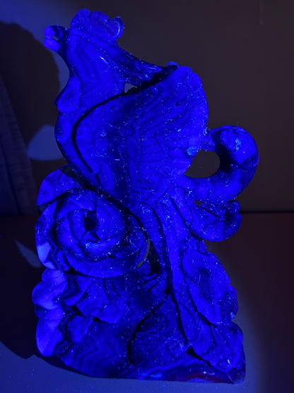 Black Rose Fluorite Statement Phoenix