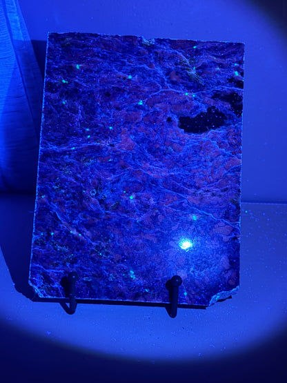 Charoite Slab (UV Reactive)